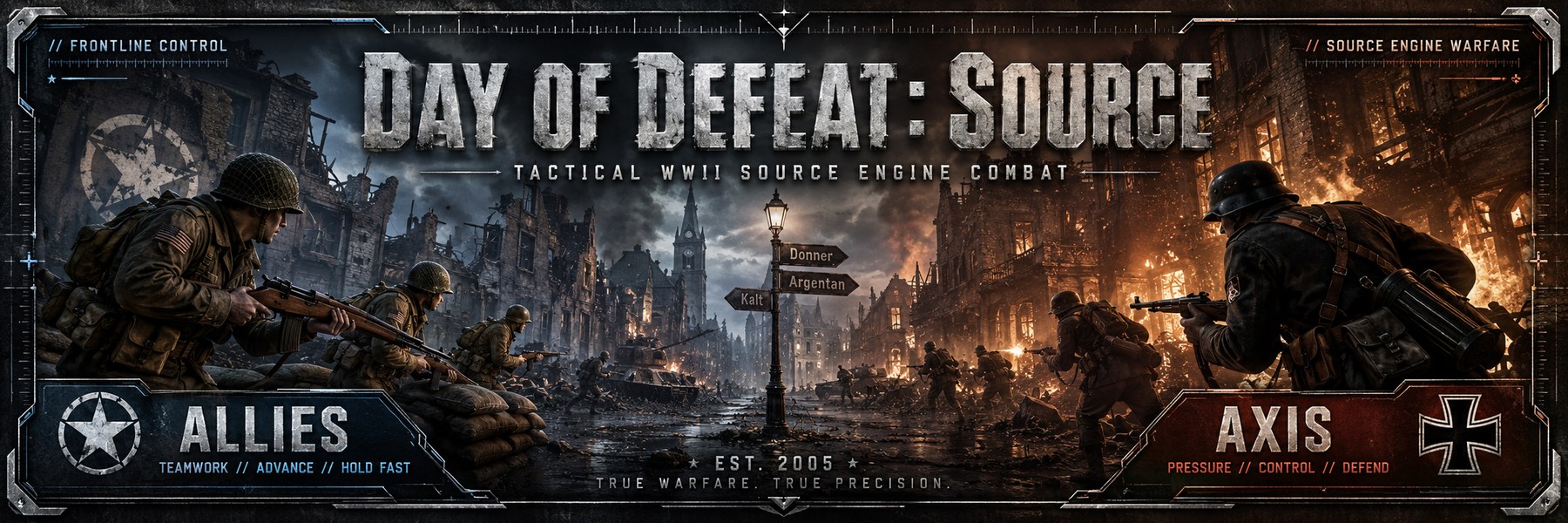 Day of Defeat: Source server banner